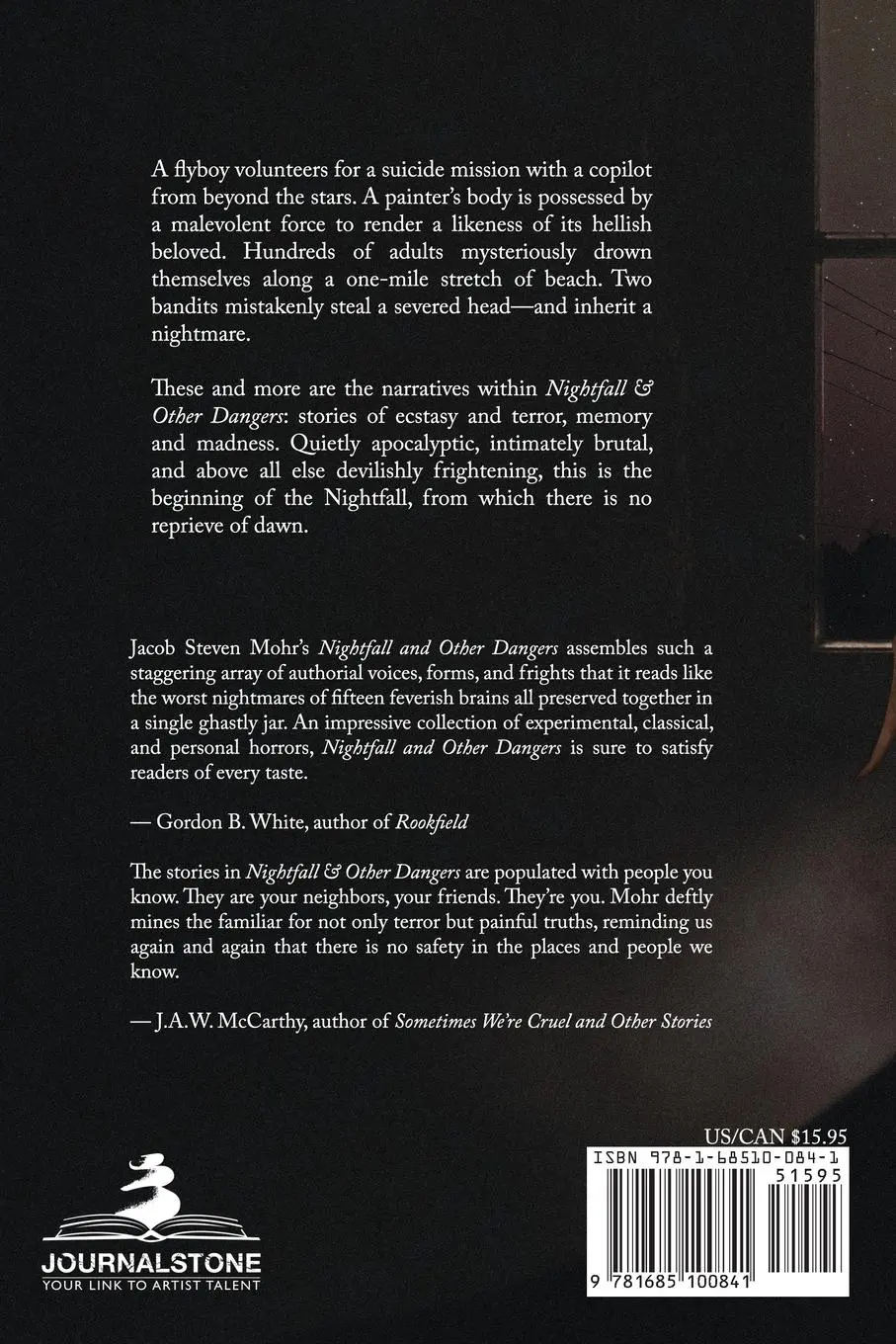 Rückseite: 9781685100841 | Nightfall and Other Dangers | Jacob Steven Mohr | Taschenbuch | 2023