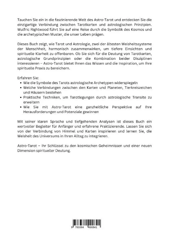 Rückseite: 9783384490841 | Astro-Tarot: Die Verbindung von Himmel und Karten | Wulfric Rightwood