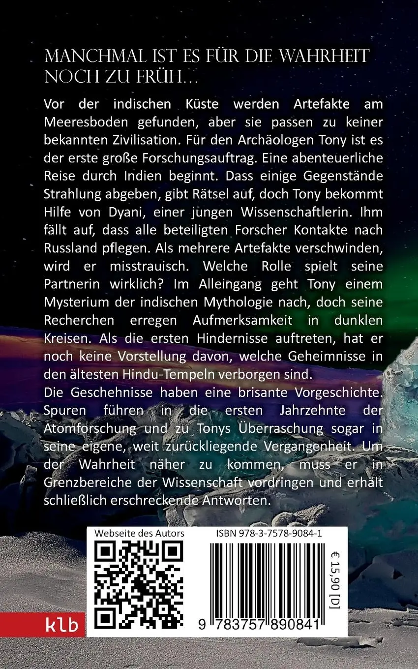 Rückseite: 9783757890841 | Das Eis der vergessenen Seelen | Karsten Lehmann | Taschenbuch | 2023
