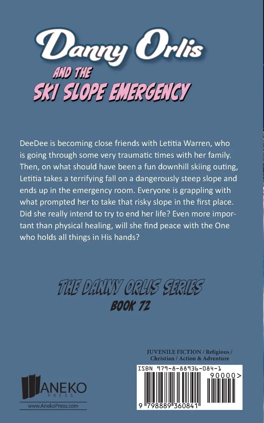 Rückseite: 9798889360841 | Danny Orlis and the Ski Slope Emergency | Bernard Palmer | Taschenbuch