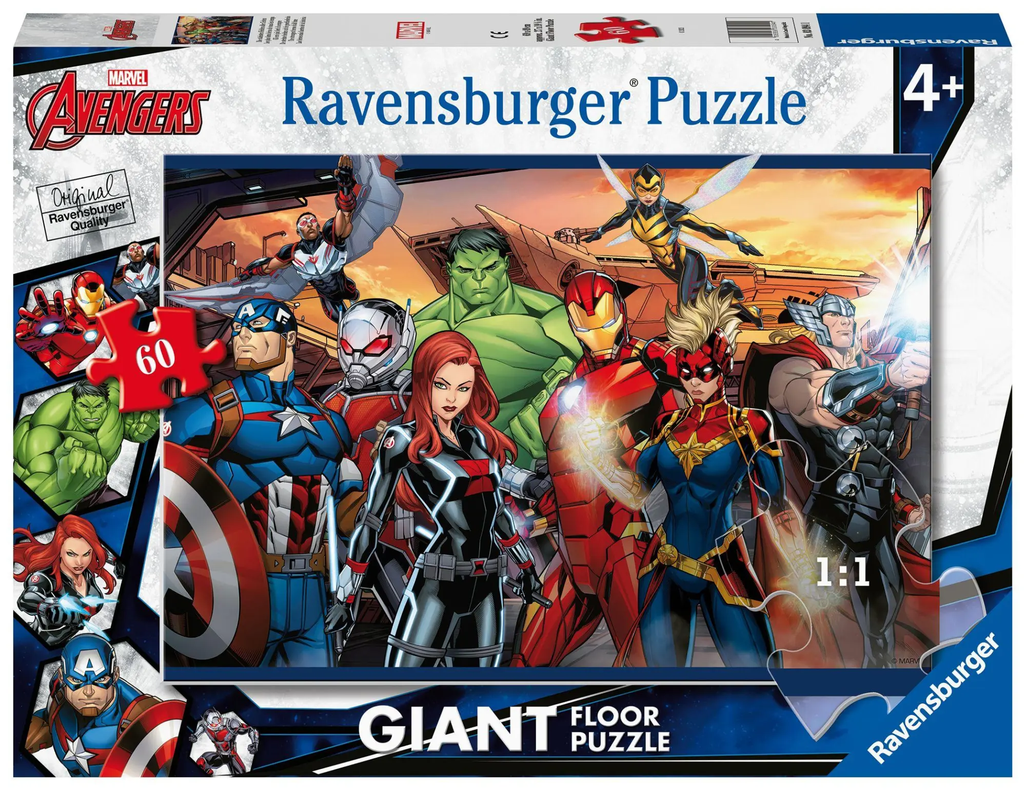 Cover: 4005556030941 | Ravensburger Kinderpuzzle 03094 - Die stärksten Helden aller Zeiten...