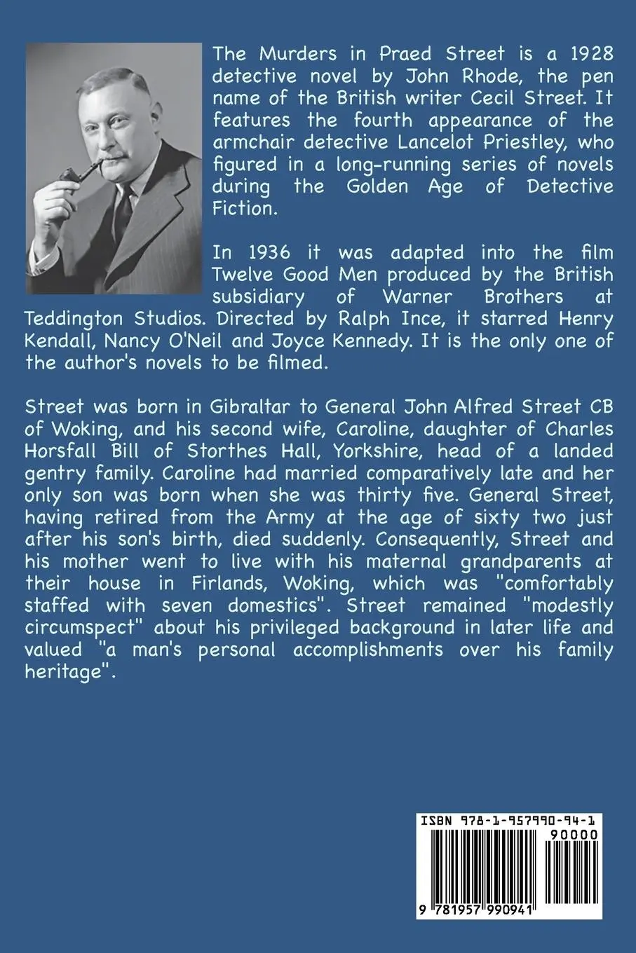 Rückseite: 9781957990941 | The Murders in Praed Street | John Rhode | Taschenbuch | Englisch