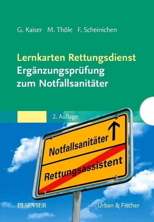 Cover: 9783437250941 | Lernkarten Rettungsdienst - Ergänzungsprüfung zum Notfallsanitäter