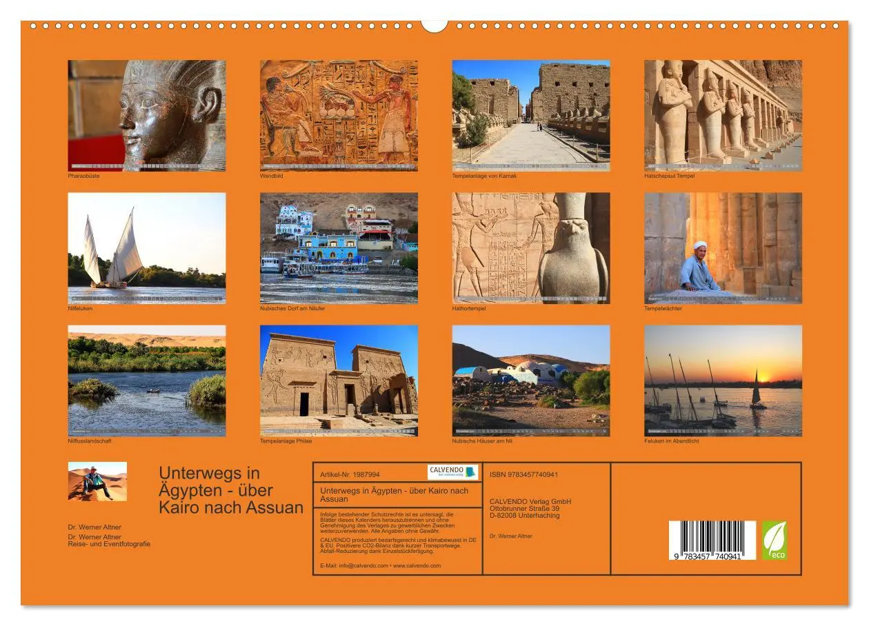 Bild: 9783457740941 | Unterwegs in Ägypten - über Kairo nach Assuan (hochwertiger Premium...