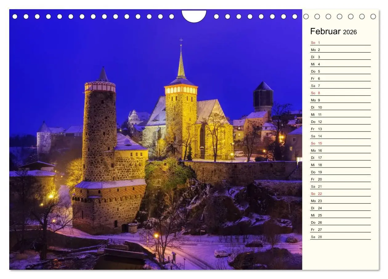 Bild: 9783457980941 | Unterwegs im schönen Sachsen (Wandkalender 2026 DIN A4 quer),...