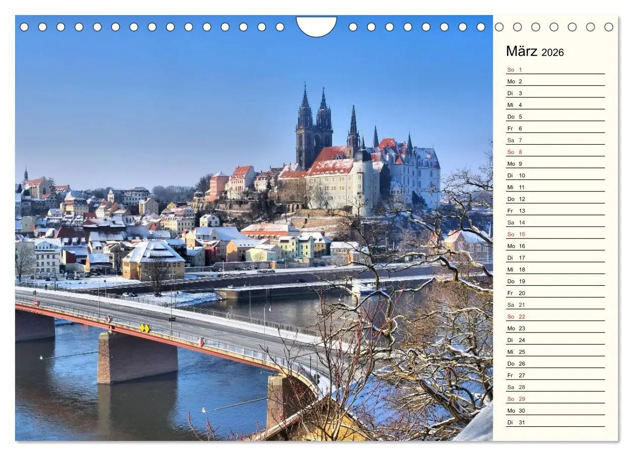 Bild: 9783457980941 | Unterwegs im schönen Sachsen (Wandkalender 2026 DIN A4 quer),...