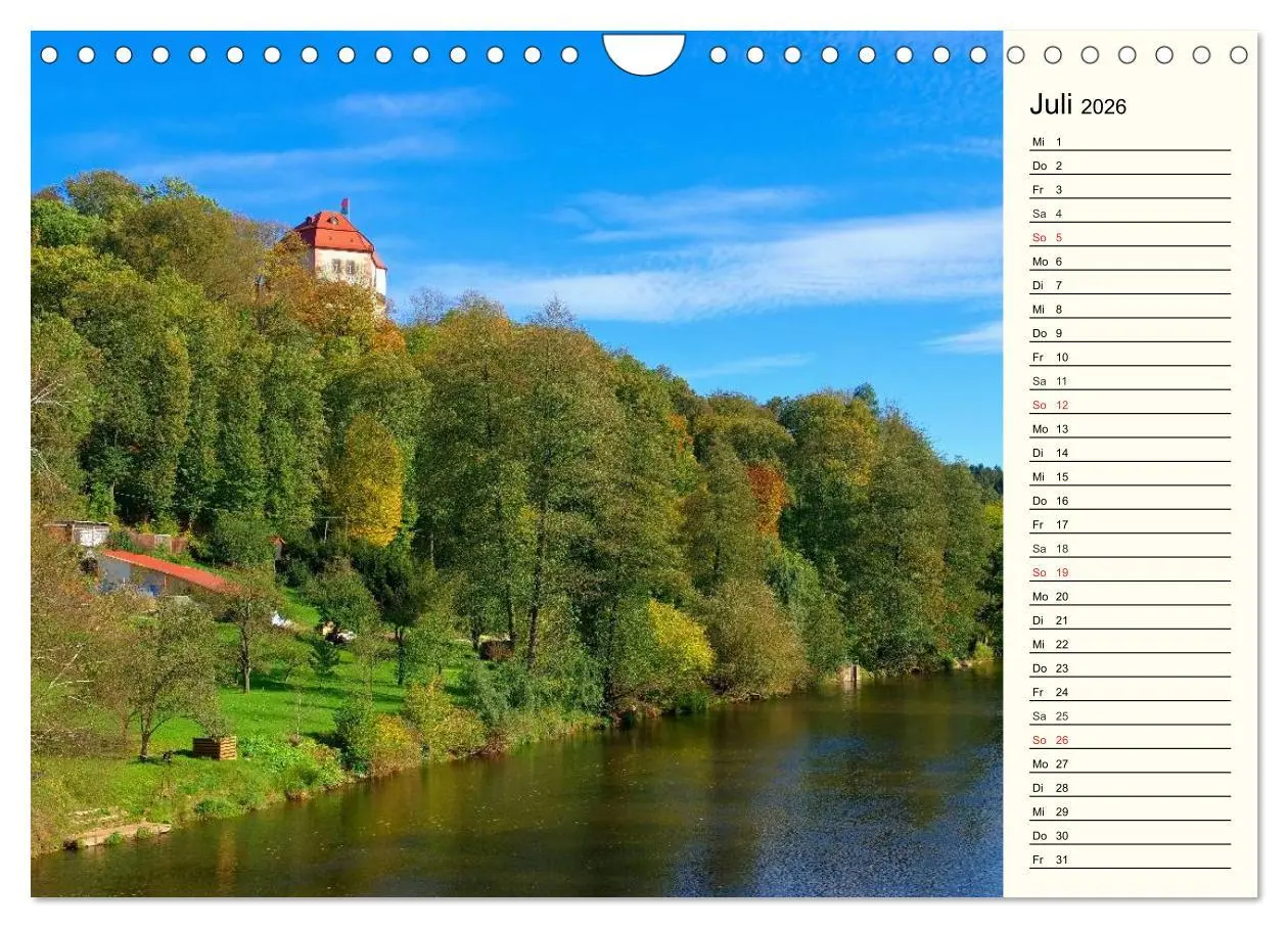 Bild: 9783457980941 | Unterwegs im schönen Sachsen (Wandkalender 2026 DIN A4 quer),...