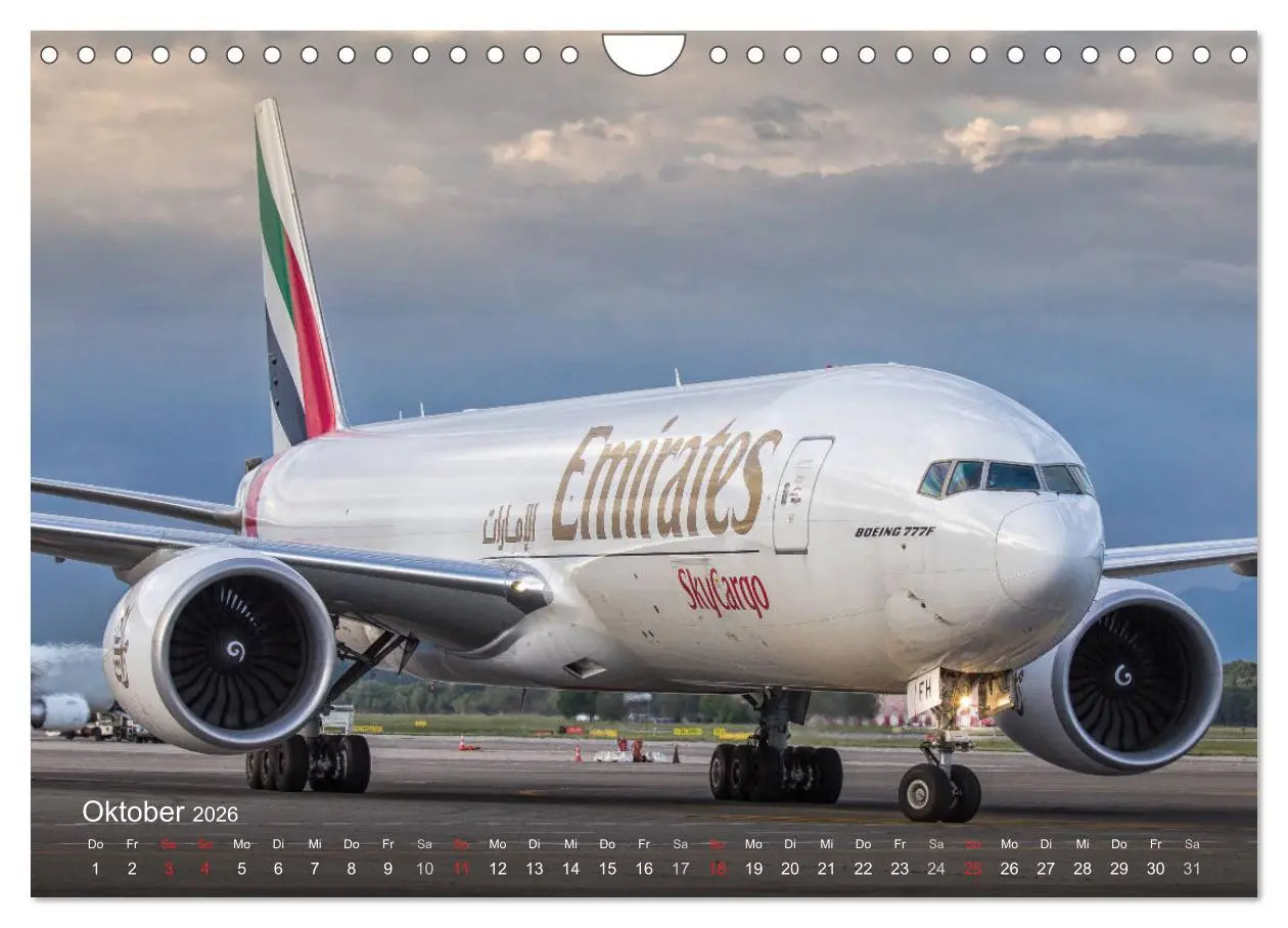 Bild: 9783516070941 | Boeing 777 Freighter (Wandkalender 2026 DIN A4 quer), CALVENDO...