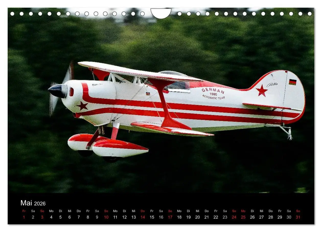 Bild: 9783516140941 | Modellflieger (Wandkalender 2026 DIN A4 quer), CALVENDO Monatskalender