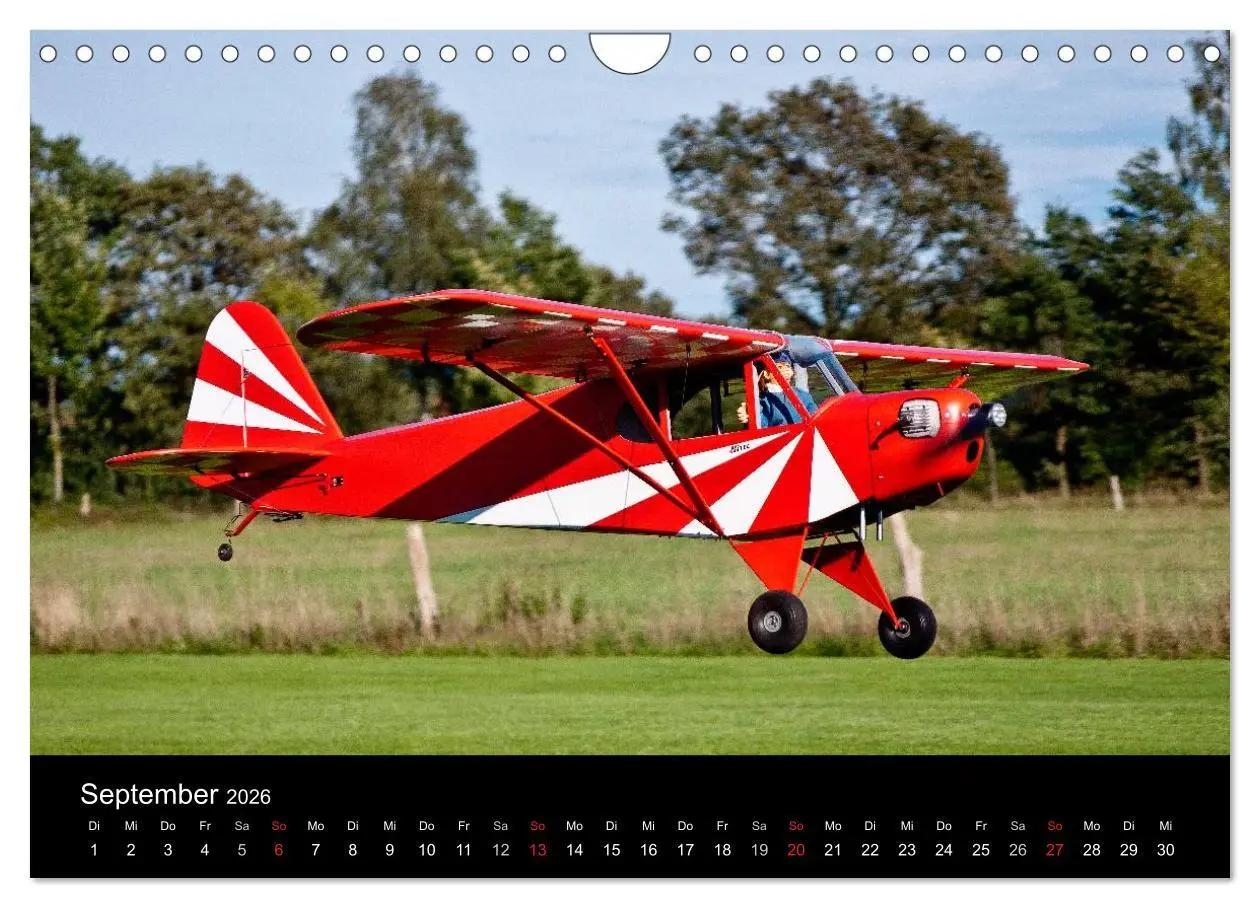 Bild: 9783516140941 | Modellflieger (Wandkalender 2026 DIN A4 quer), CALVENDO Monatskalender