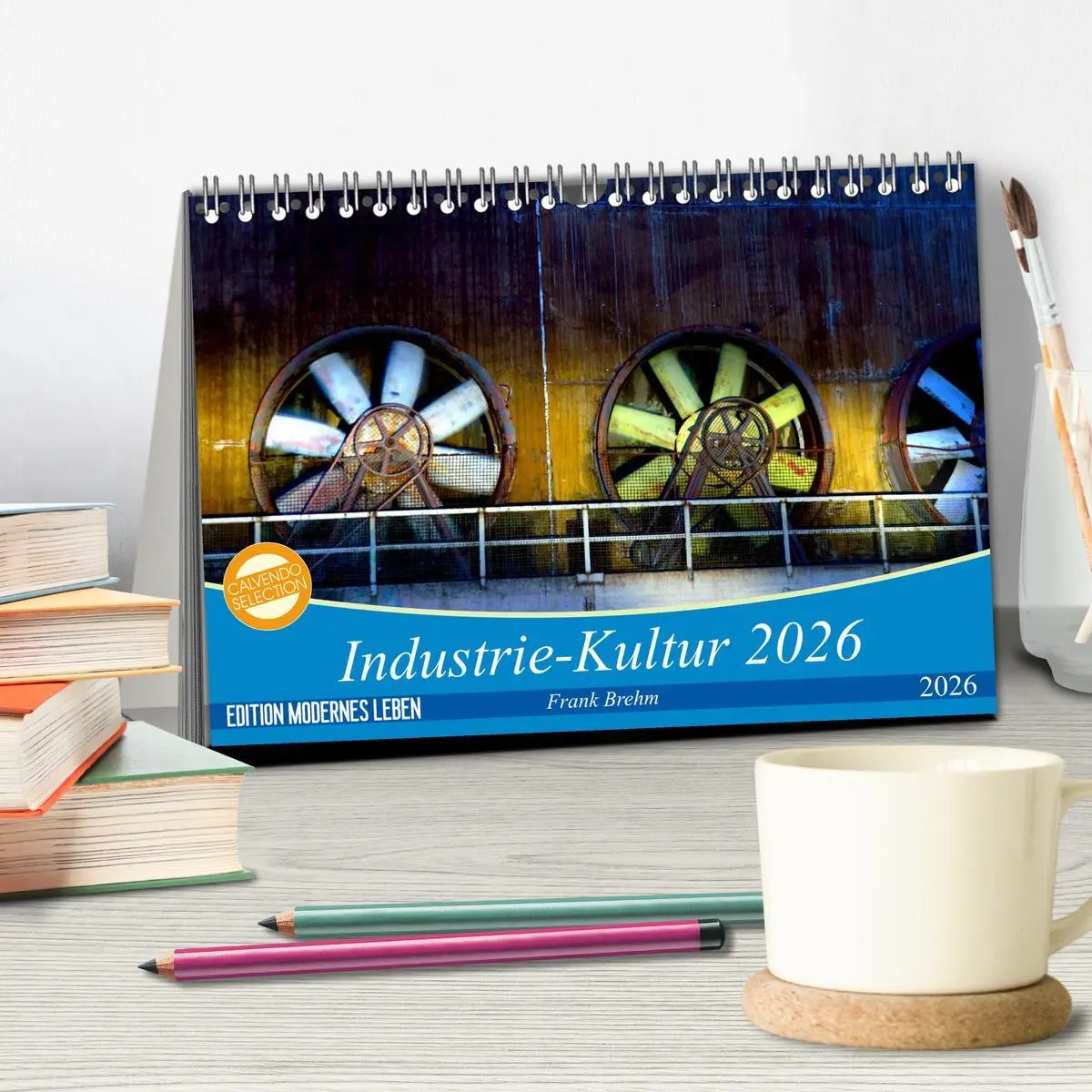 Bild: 9783516210941 | Industrie-Kultur 2026 (Tischkalender 2026 DIN A5 quer), CALVENDO...