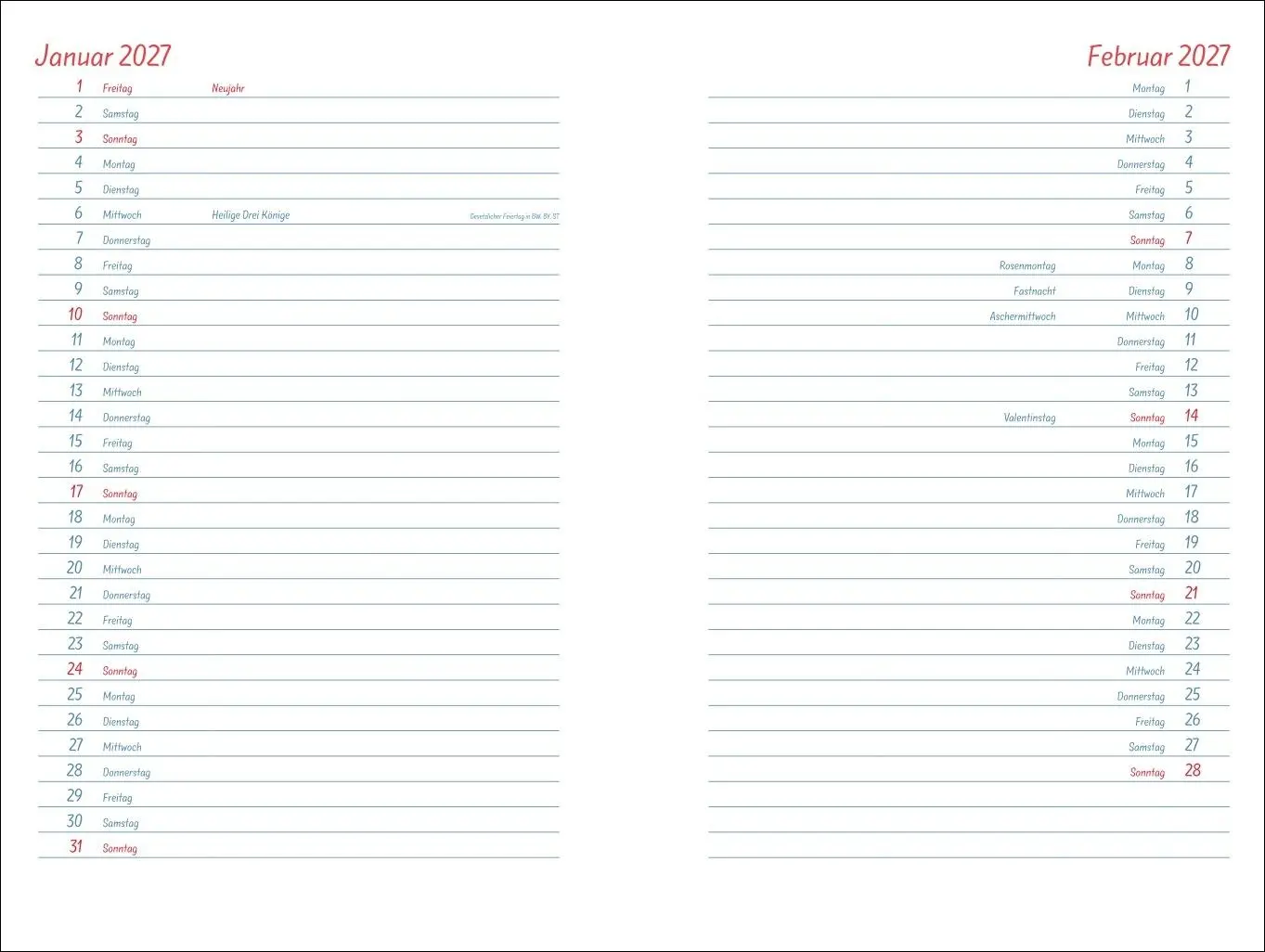 Bild: 9783756410941 | Helme Heine: Familienplaner-Buch A6 2026 | Helme Heine | Taschenbuch