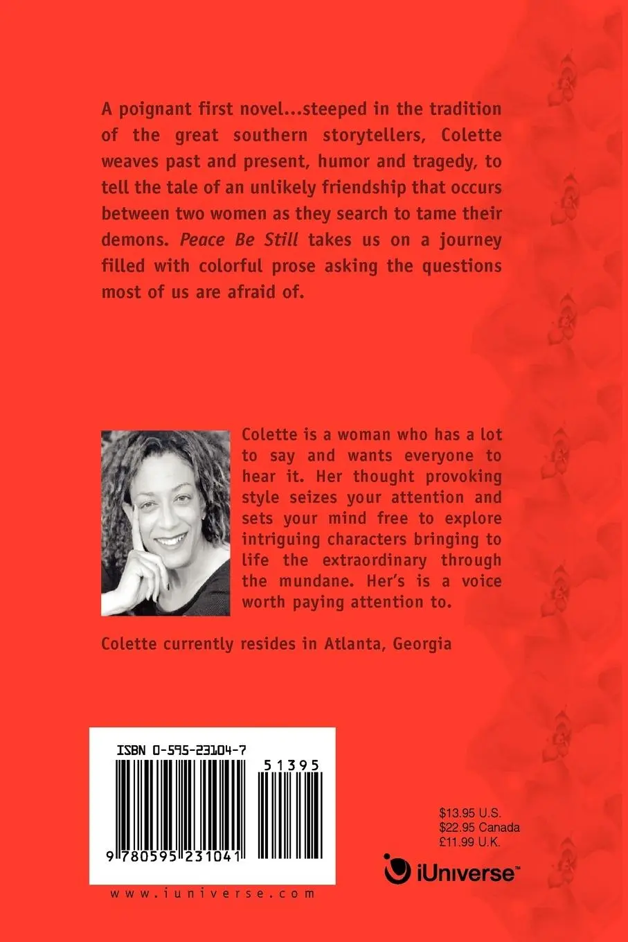 Rückseite: 9780595231041 | Peace Be Still | A Novel | Colette | Taschenbuch | Englisch | 2002