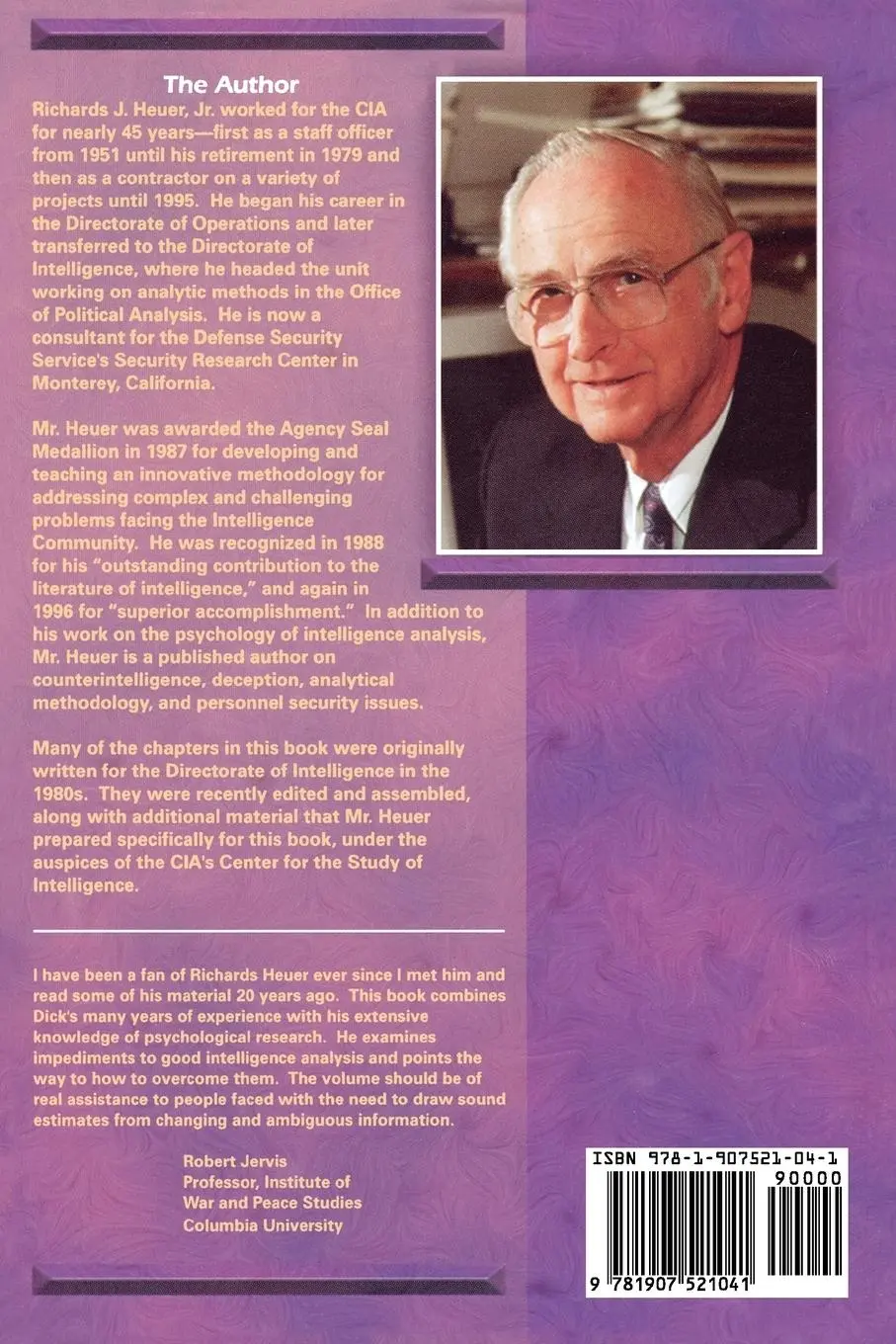 Rückseite: 9781907521041 | The Psychology of Intelligence Analysis | Richard J. Heuer | Buch