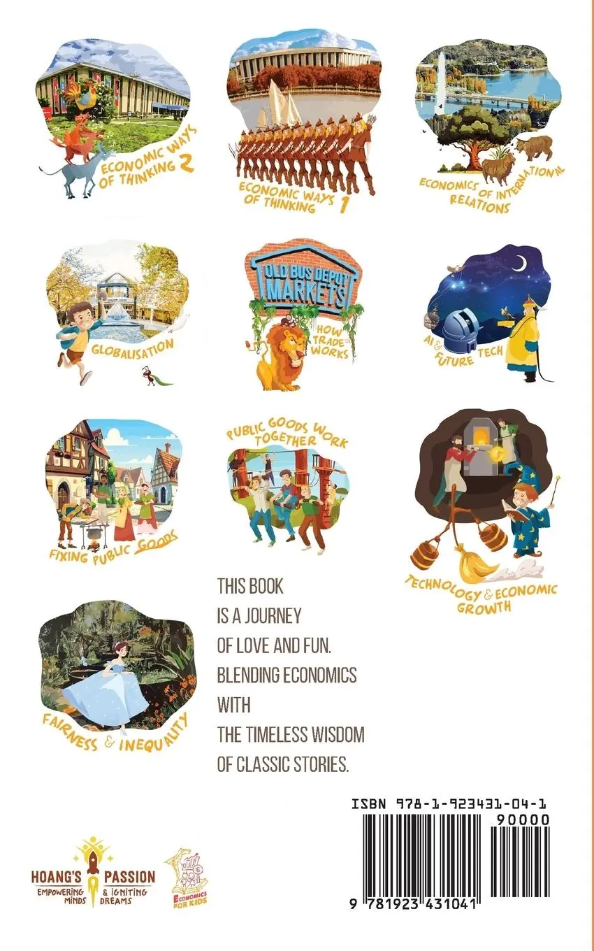 Rückseite: 9781923431041 | Economics for Kids | AI and Future - Lessons from Fables &amp; Fairy Tales