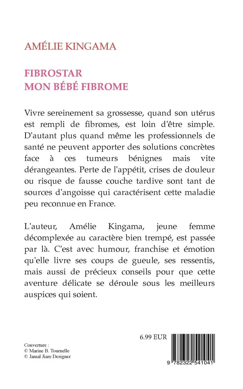 Rückseite: 9782322541041 | Fibrostar Mon Bébé Fibrome | Amélie Kingama | Taschenbuch | 2024