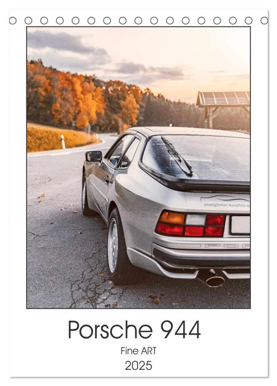 Cover: 9783435921041 | Porsche 944 - Fine Art (Tischkalender 2025 DIN A5 hoch), CALVENDO...