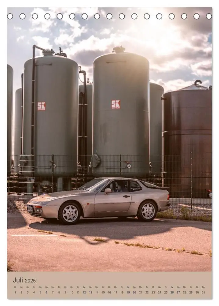Bild: 9783435921041 | Porsche 944 - Fine Art (Tischkalender 2025 DIN A5 hoch), CALVENDO...