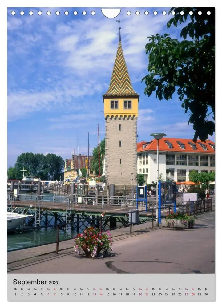 Bild: 9783457011041 | Der Bodensee mit seinen Sehenswürdigkeiten (Wandkalender 2025 DIN...