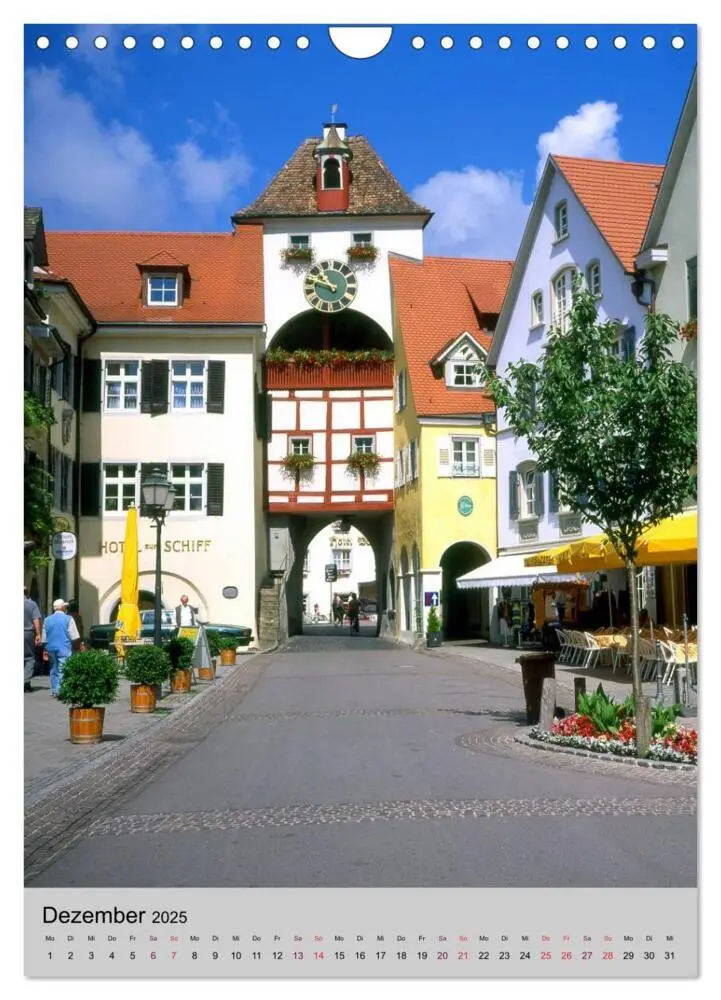 Bild: 9783457011041 | Der Bodensee mit seinen Sehenswürdigkeiten (Wandkalender 2025 DIN...