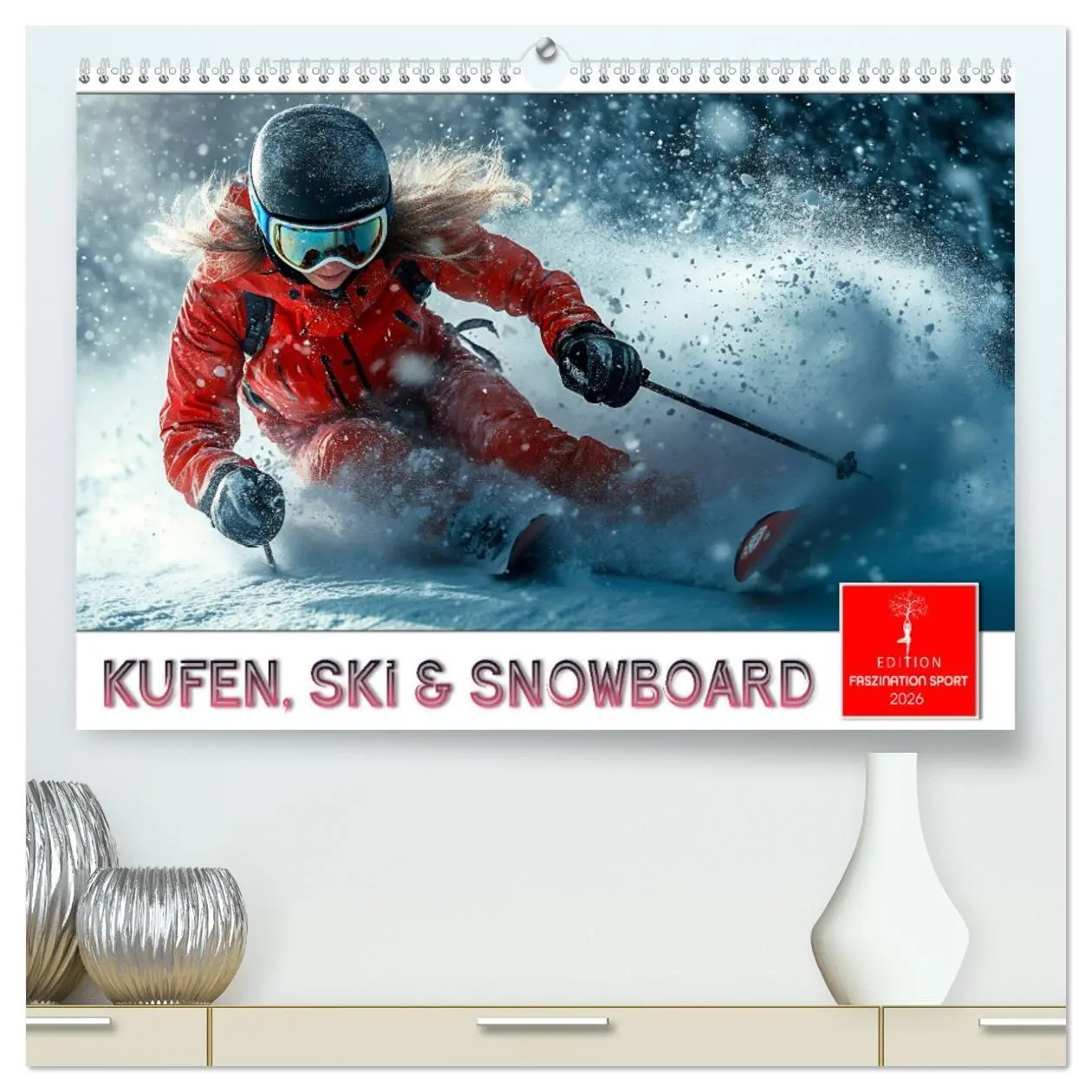 Cover: 9783457321041 | Kufen, Ski &amp; Snowboard (hochwertiger Premium Wandkalender 2026 DIN...