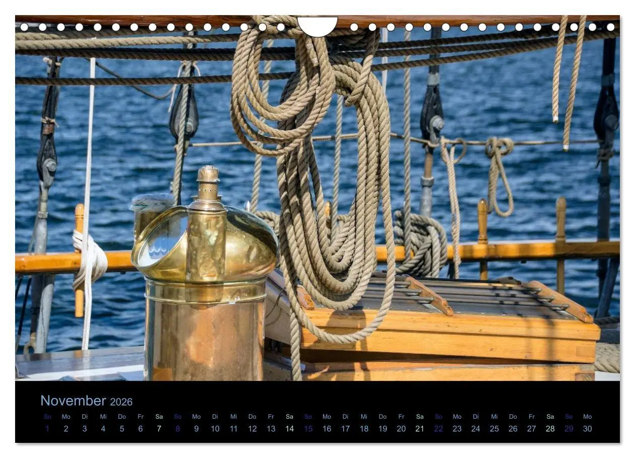 Bild: 9783516031041 | Segelschiffe - Maritime Details (Wandkalender 2026 DIN A4 quer),...