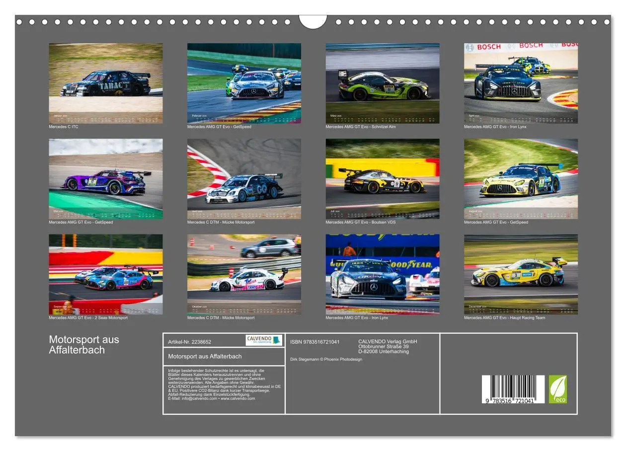 Bild: 9783516721041 | Motorsport aus Affalterbach (Wandkalender 2026 DIN A3 quer),...