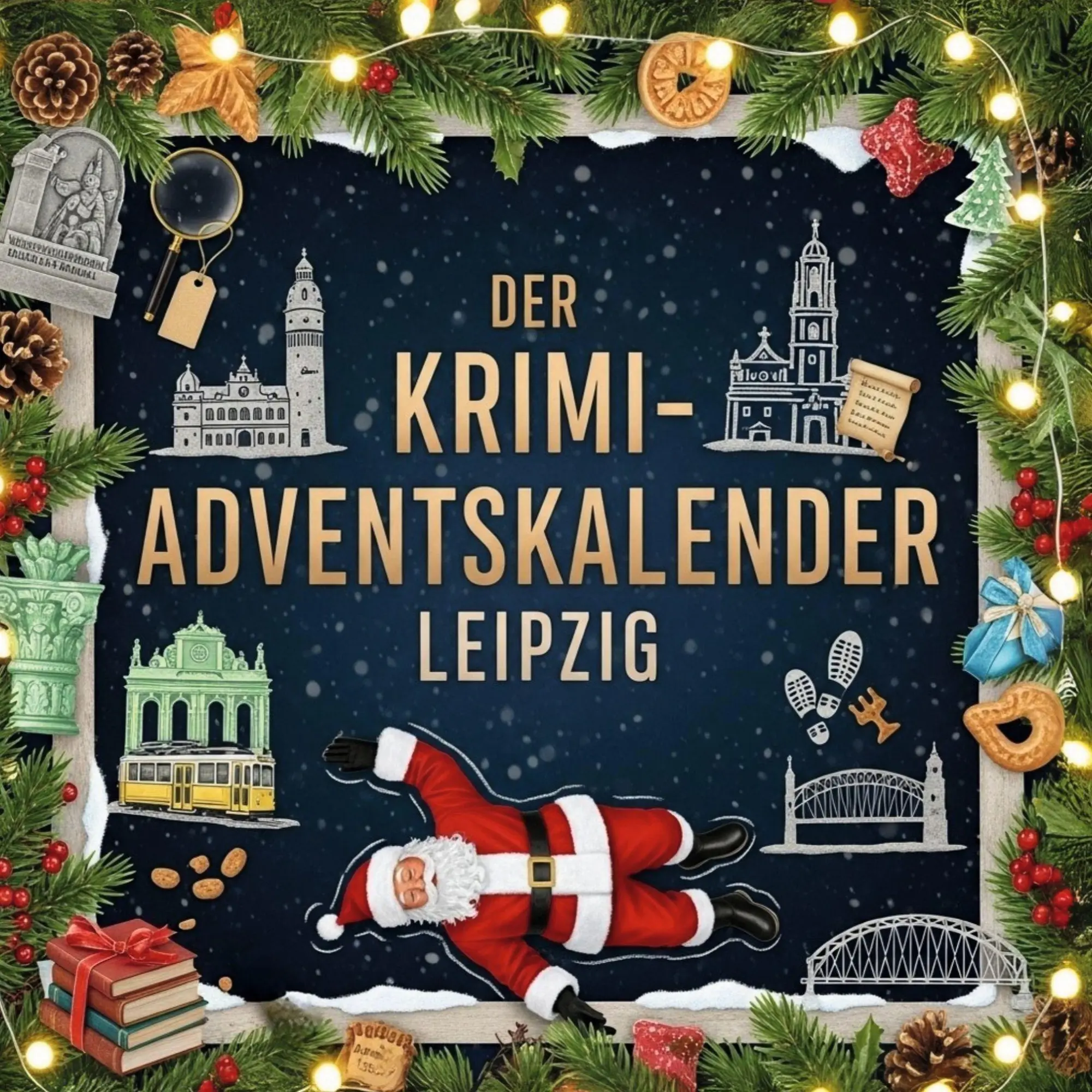 Cover: 9783695301041 | Der Krimi-Adventskalender Leipzig | Mordsverdächtig in 24 Akten | Buch
