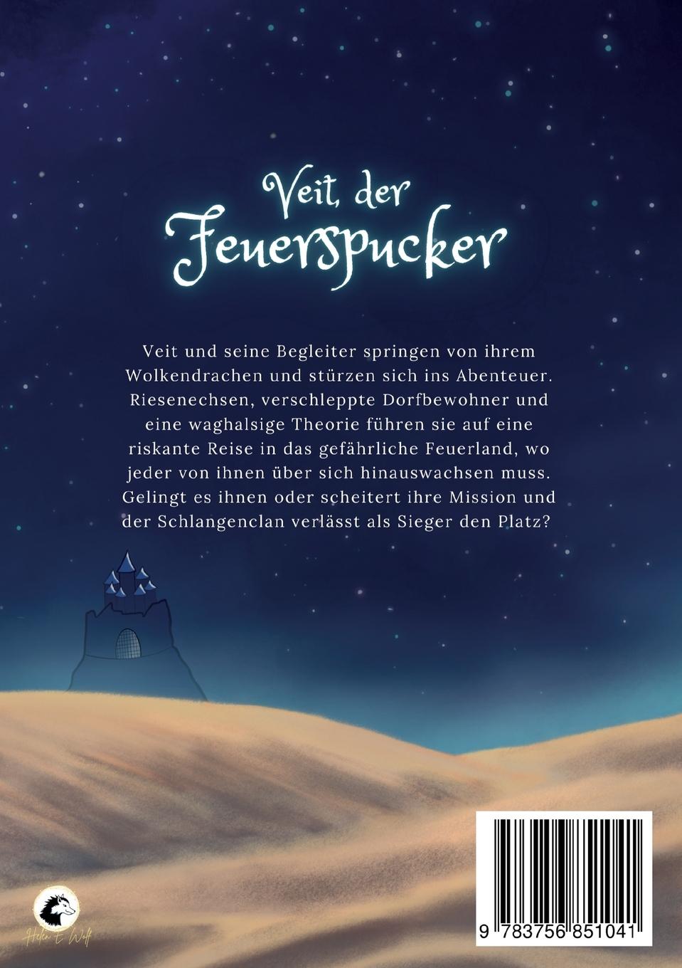 Rückseite: 9783756851041 | Veit, der Feuerspucker | Helen E. Wolf | Taschenbuch | Paperback