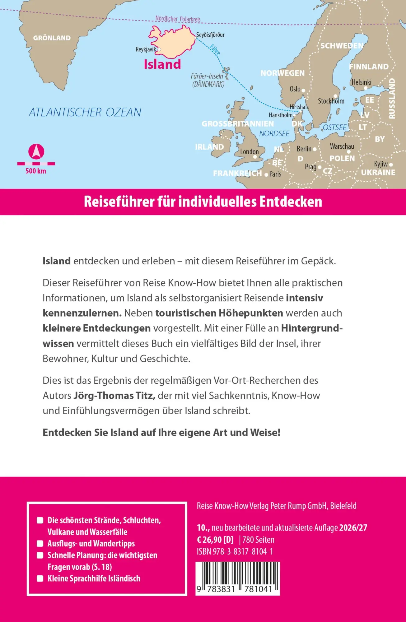 Bild: 9783831781041 | Reise Know-How Reiseführer Island | Jörg-Thomas Titz | Taschenbuch