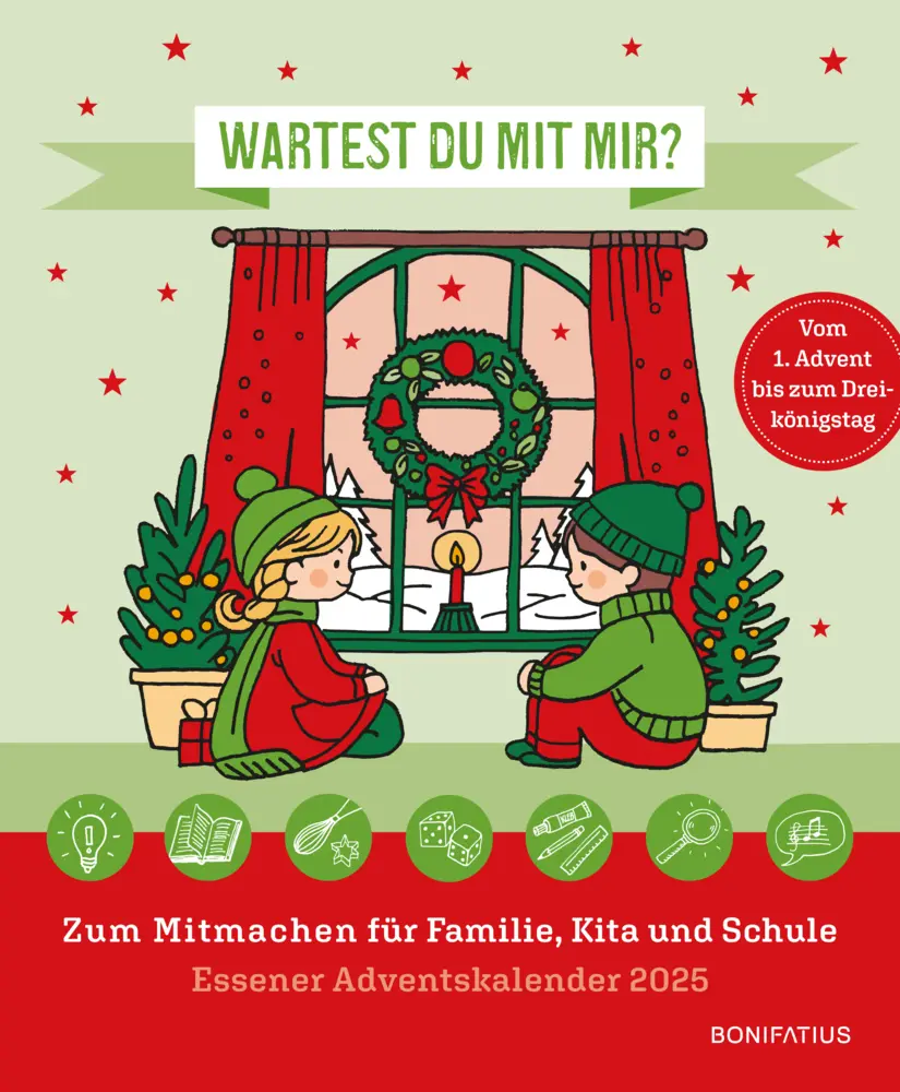 Cover: 9783987901041 | Wartest du mit mir? | Essener Adventskalender 2025 | Bistum Essen