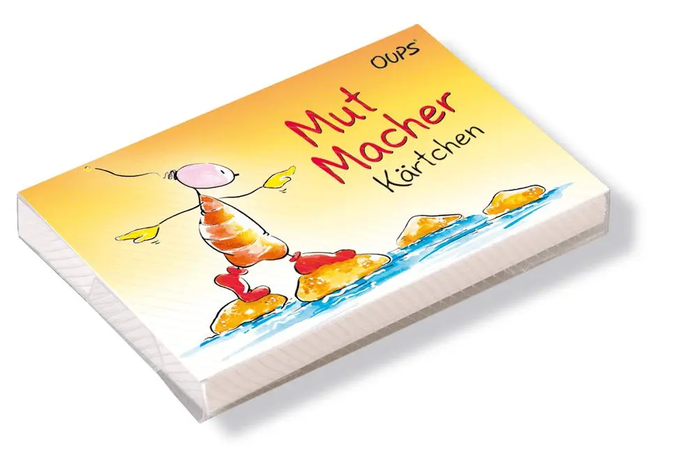 Oups Kärtchenbox - Mut Macher Kärtchen