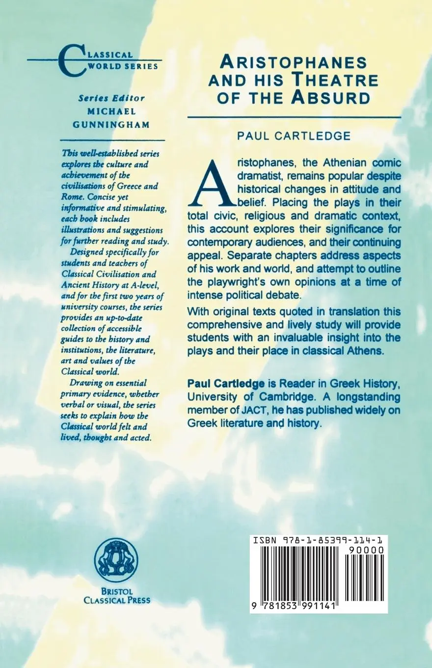 Rückseite: 9781853991141 | Aristophanes and His Theatre of the Absurd | P. Cartledge | Buch