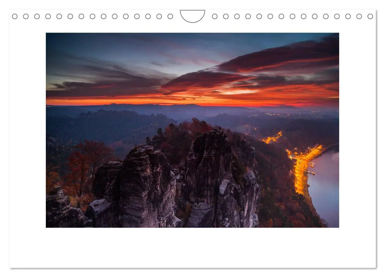Bild: 9783435841141 | Bastei - Sächsische Schweiz (Wandkalender 2025 DIN A4 quer),...