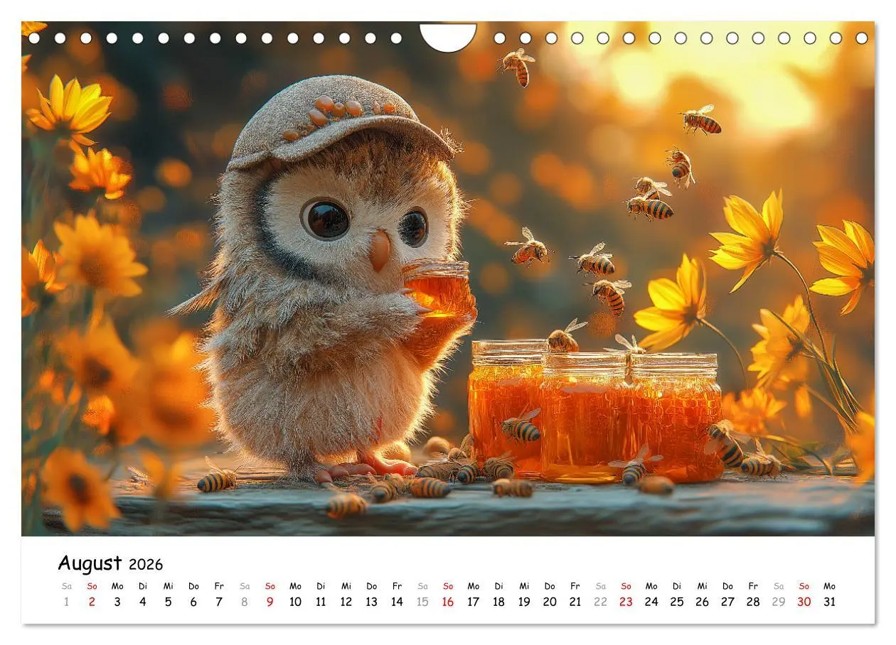 Bild: 9783457311141 | Eulen im Wald - Die geheimen Jobs und Aufgaben (Wandkalender 2026...