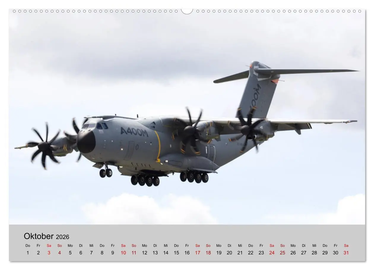 Bild: 9783457861141 | Transportflugzeug Airbus A400M Atlas (Wandkalender 2026 DIN A2...