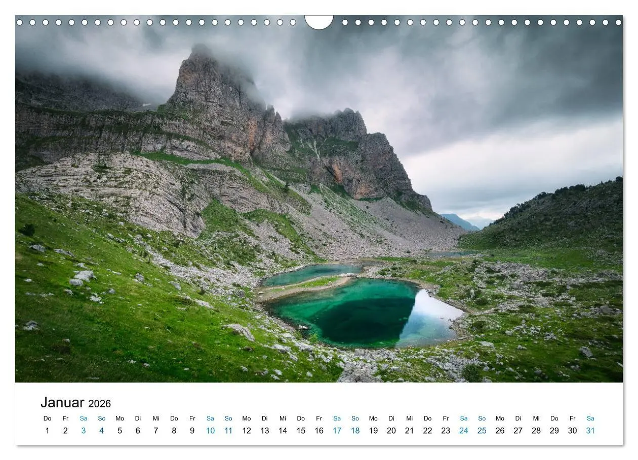 Bild: 9783457931141 | Albanien - Europas geheimes Paradies (Wandkalender 2026 DIN A3...
