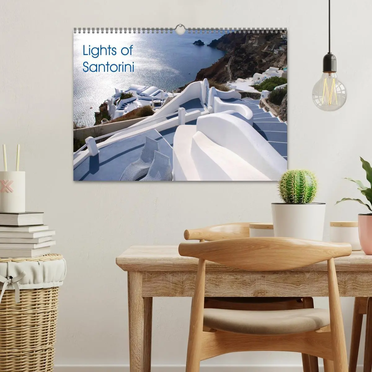 Bild: 9783516571141 | Lights of Santorini (Wall Calendar 2026 DIN A3 landscape), CALVENDO...