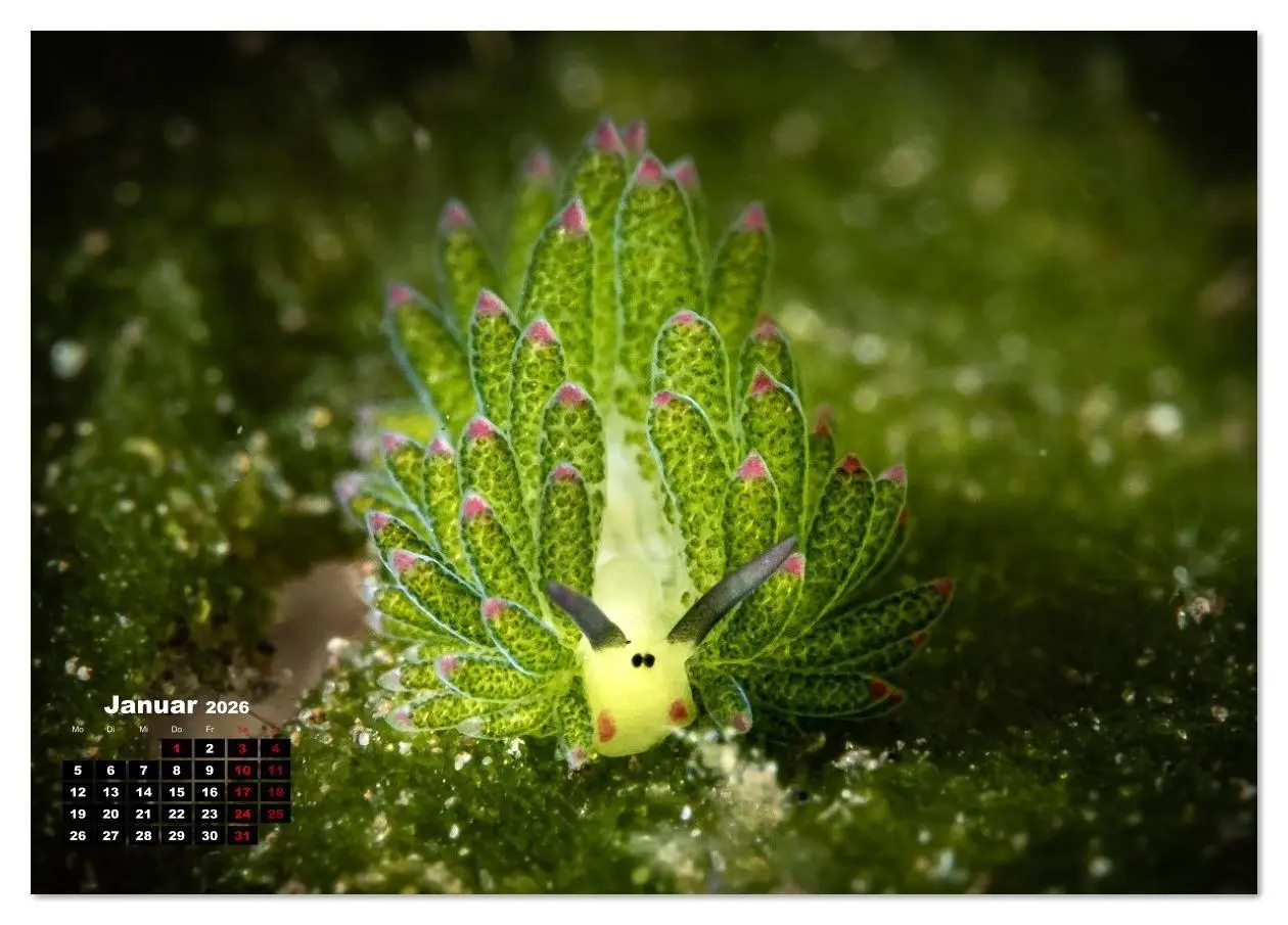 Bild: 9783516641141 | Nudis - Die bunte Welt der Nacktschnecken (Tischkalender 2026 DIN...