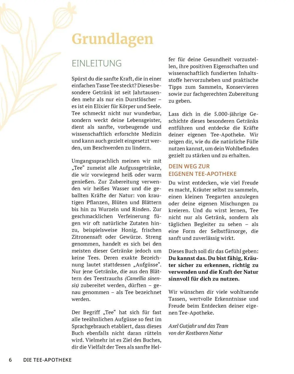 Bild: 9783910801141 | Die Tee-Apotheke | Axel Gutjahr | Taschenbuch | Kostbare Natur | 2026
