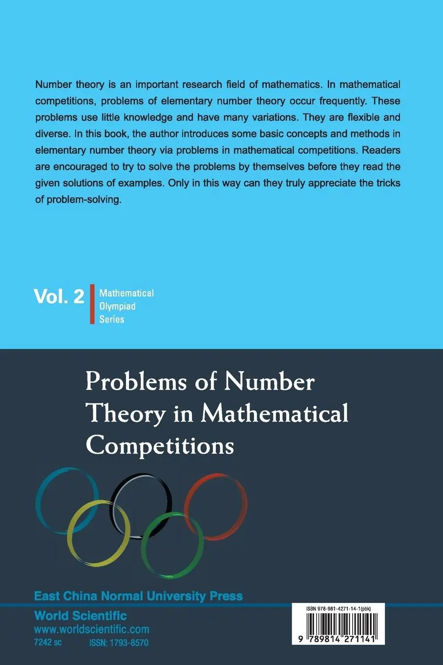 Rückseite: 9789814271141 | PROBLEMS OF NUMBER THEORY IN MATHEMATICAL COMPETITIONS | Yu Hong-Bing