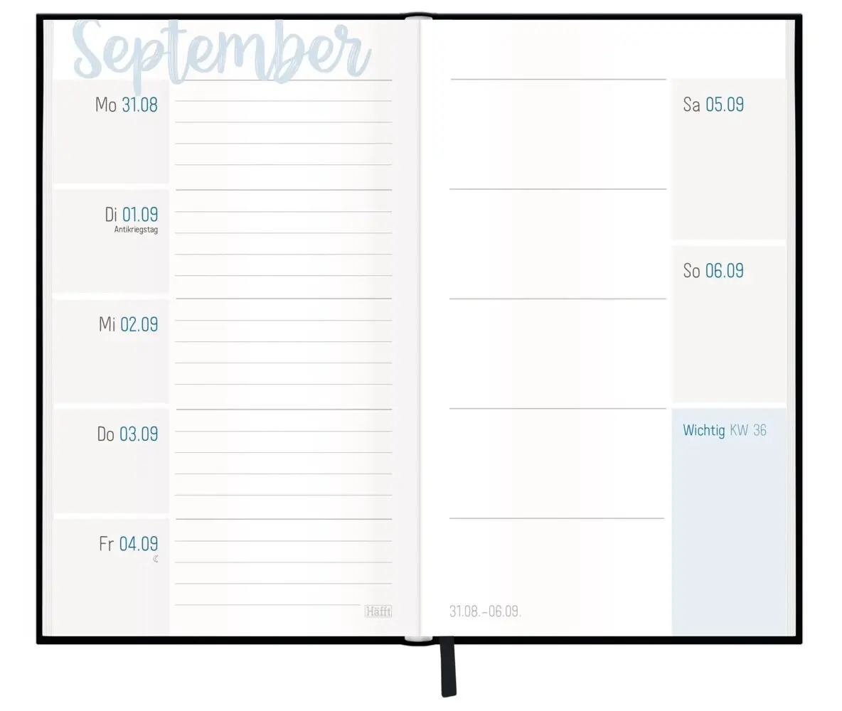 Bild: 4029357111241 | Häfft-Timer slim 26/27 - Jugendkalender [Dainty Flower] EM | Reiter
