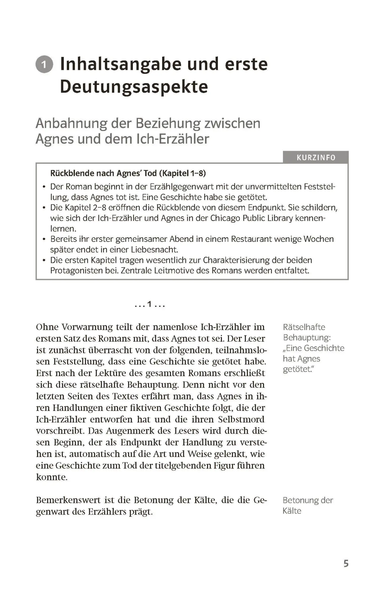 Bild: 9783129231241 | Lektürehilfen Peter Stamm "Agnes" | Für Oberstufe und Abitur | Wahl