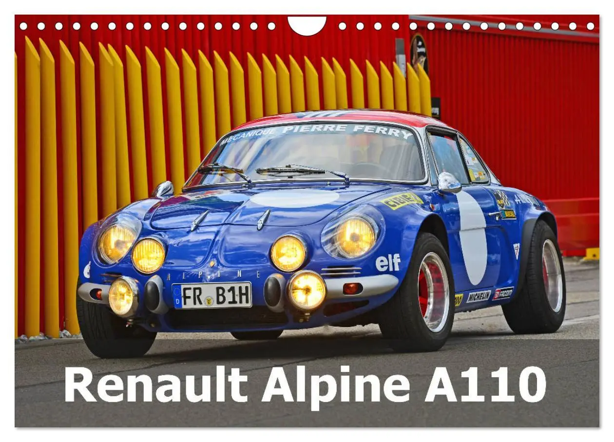 Cover: 9783457851241 | Renault Alpine A110 (Wandkalender 2026 DIN A4 quer), CALVENDO...