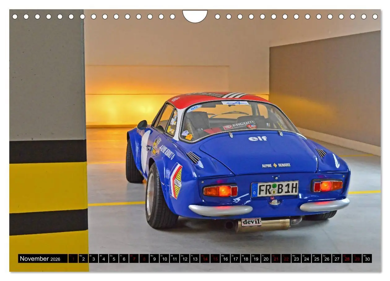 Bild: 9783457851241 | Renault Alpine A110 (Wandkalender 2026 DIN A4 quer), CALVENDO...