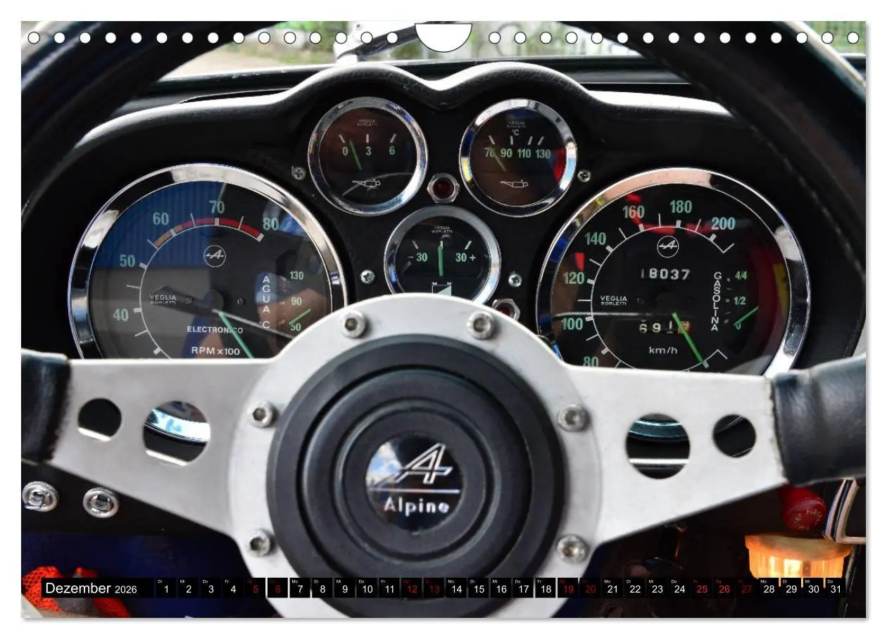 Bild: 9783457851241 | Renault Alpine A110 (Wandkalender 2026 DIN A4 quer), CALVENDO...
