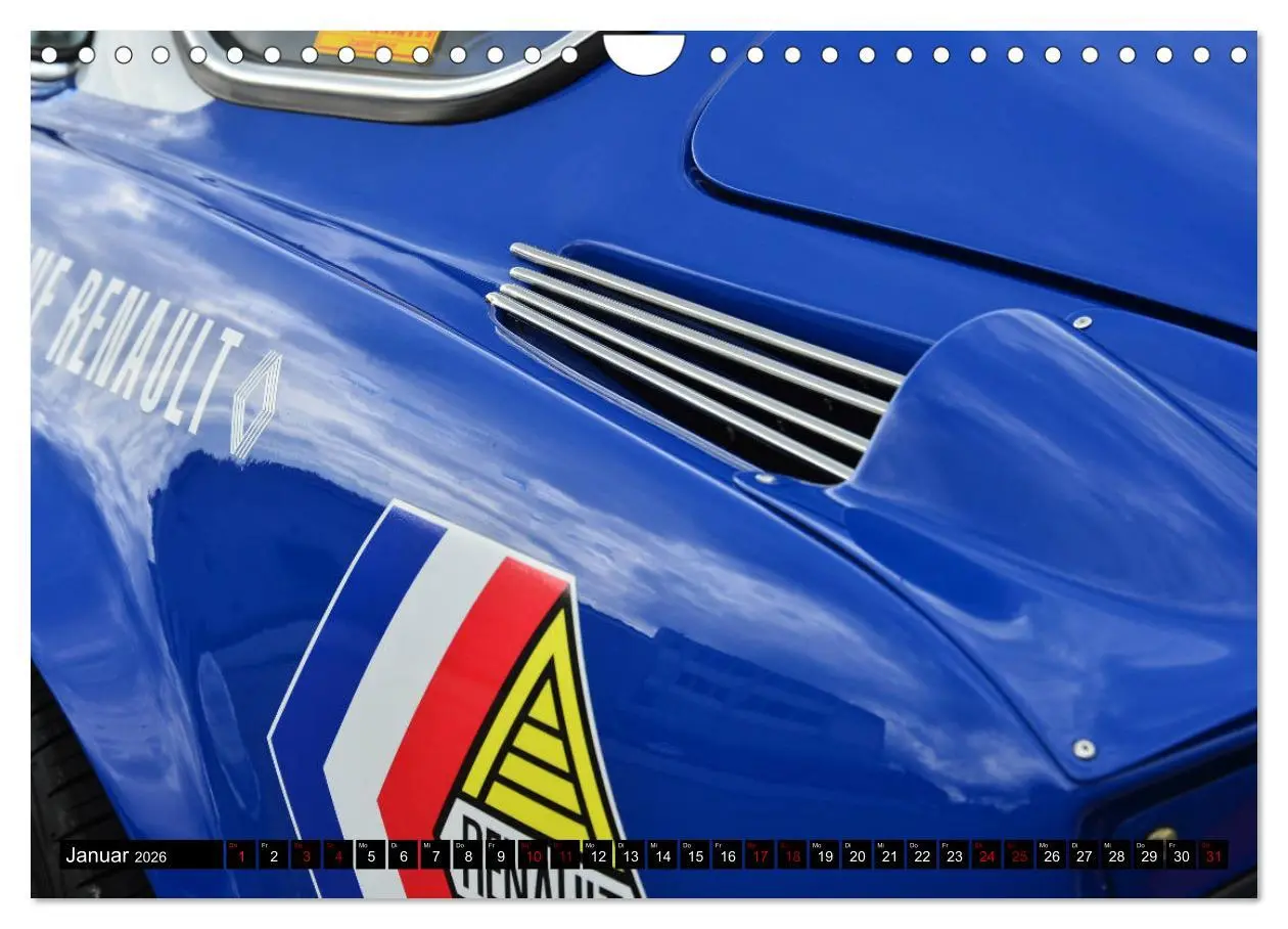 Bild: 9783457851241 | Renault Alpine A110 (Wandkalender 2026 DIN A4 quer), CALVENDO...