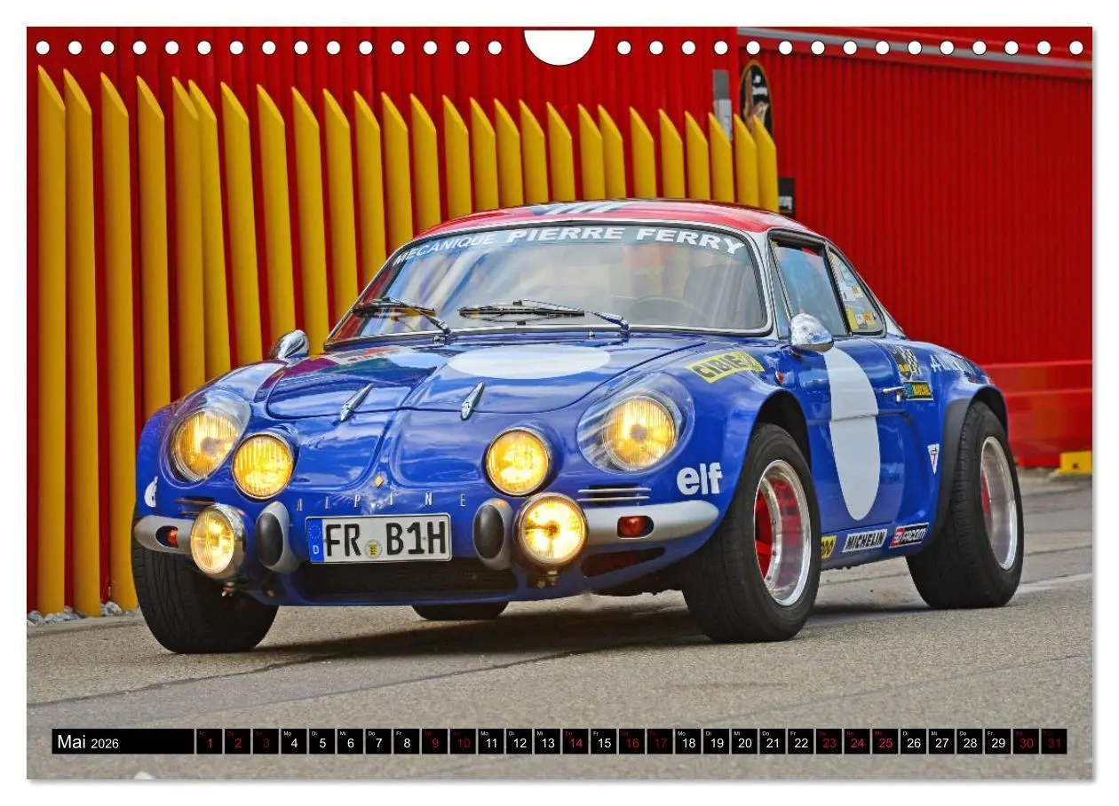 Bild: 9783457851241 | Renault Alpine A110 (Wandkalender 2026 DIN A4 quer), CALVENDO...