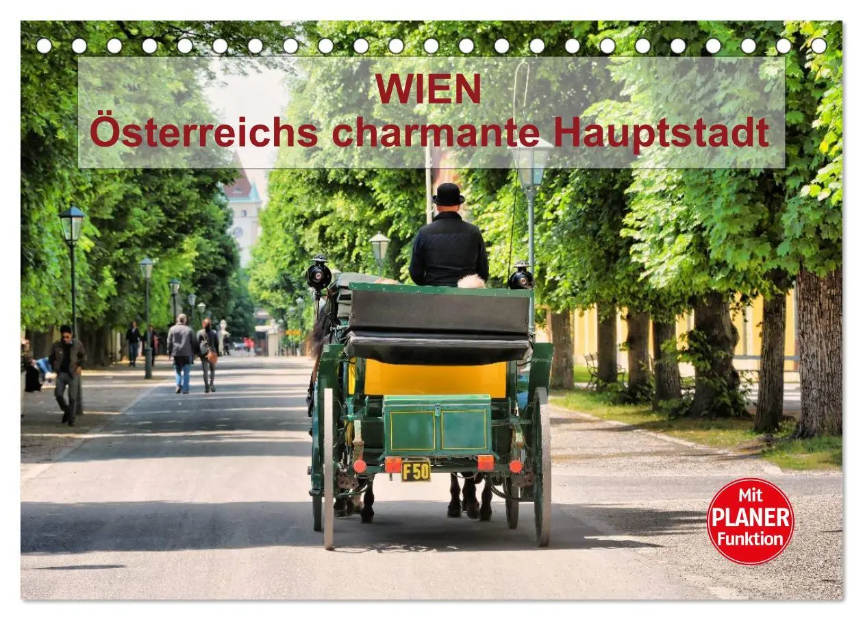 Cover: 9783516011241 | Wien - Österreichs charmante Hauptstadt (Tischkalender 2026 DIN A5...
