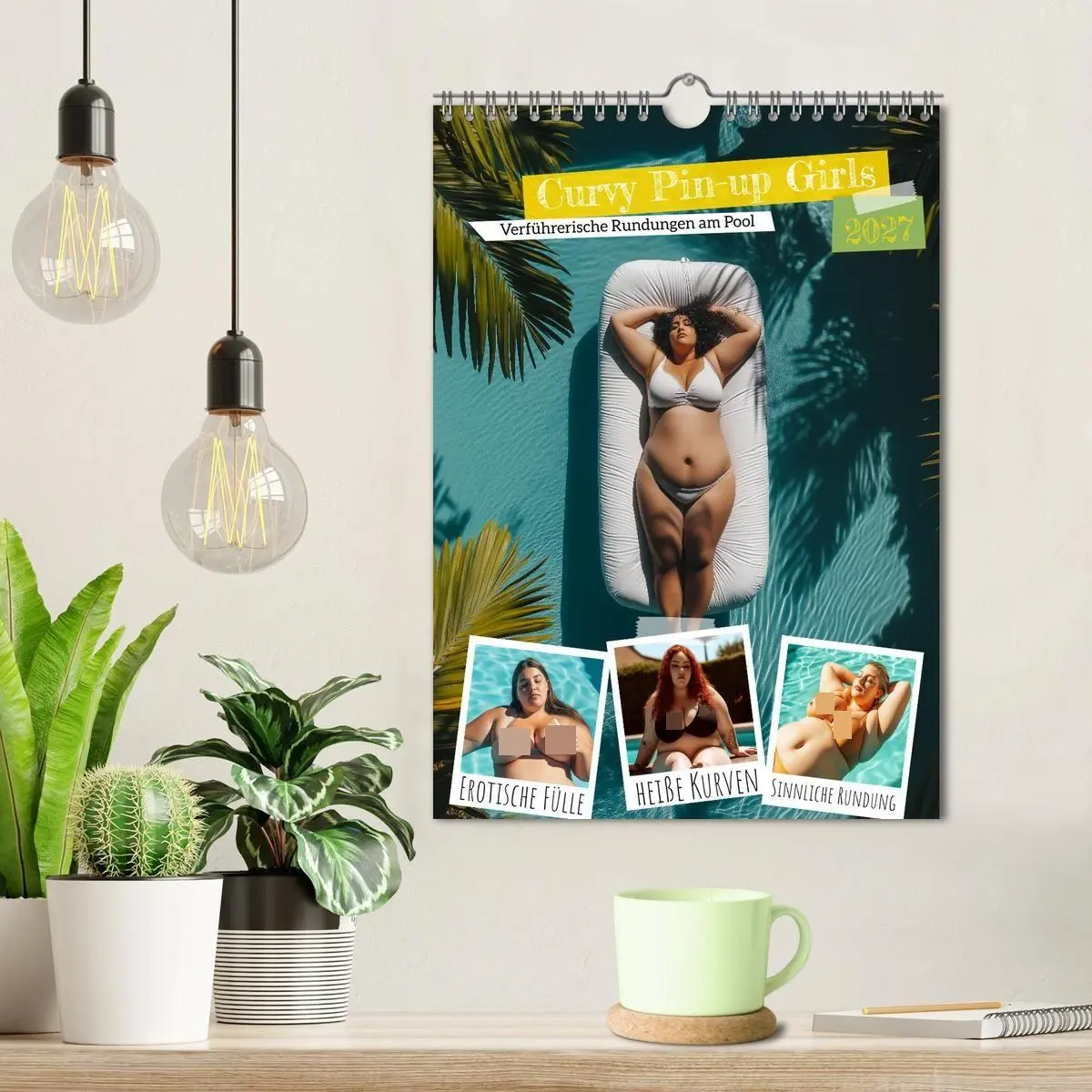 Bild: 9783569031241 | Curvy Pin-up Girls - Verführerische Rundungen am Pool (Wandkalender...